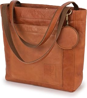 Berliner Bags Seville Bolso Shopper Tote Mujer Piel Auténtica Grande Asas