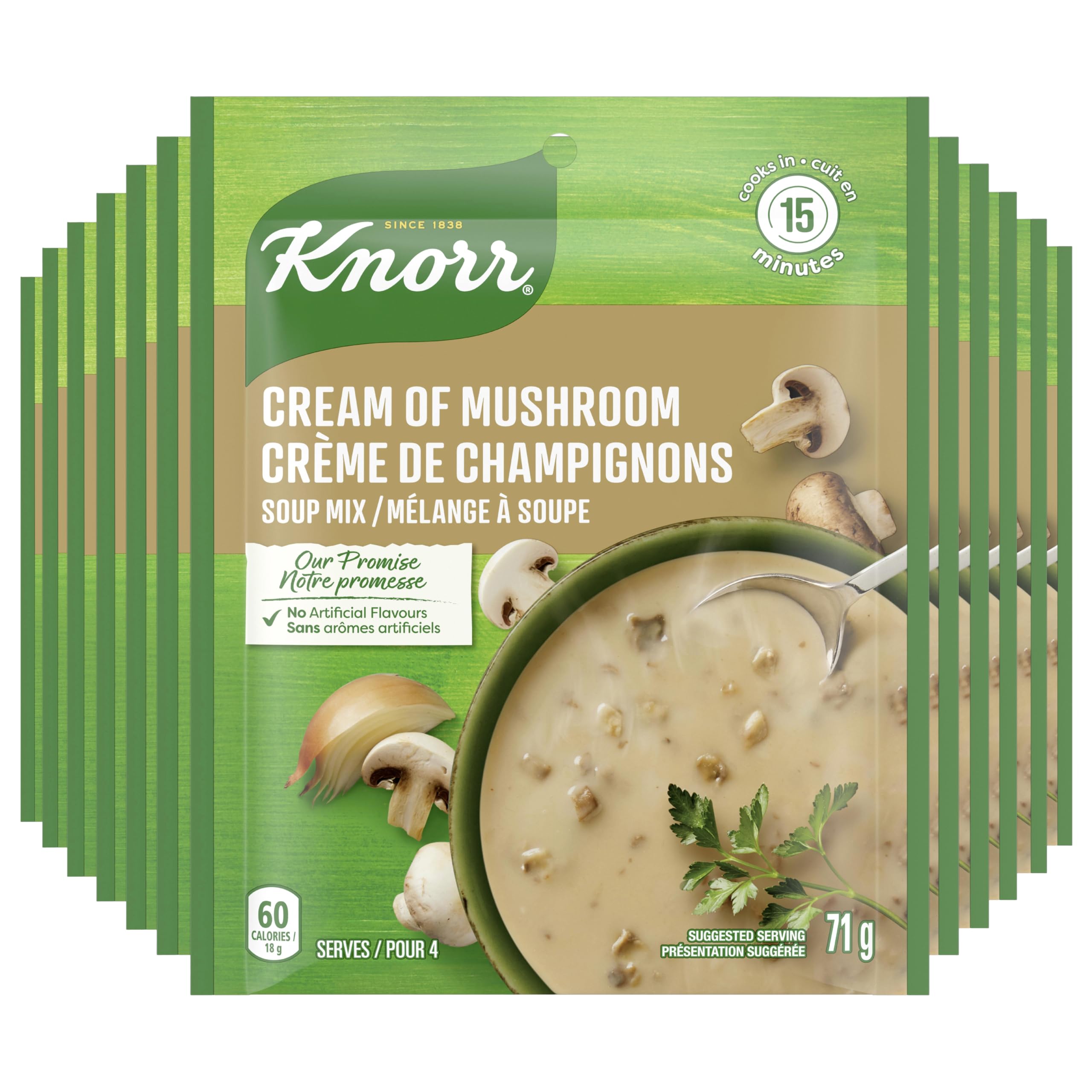 Knorr Soup Mix for a quick delicious soup or flavour boost Cream of Mushroom wit