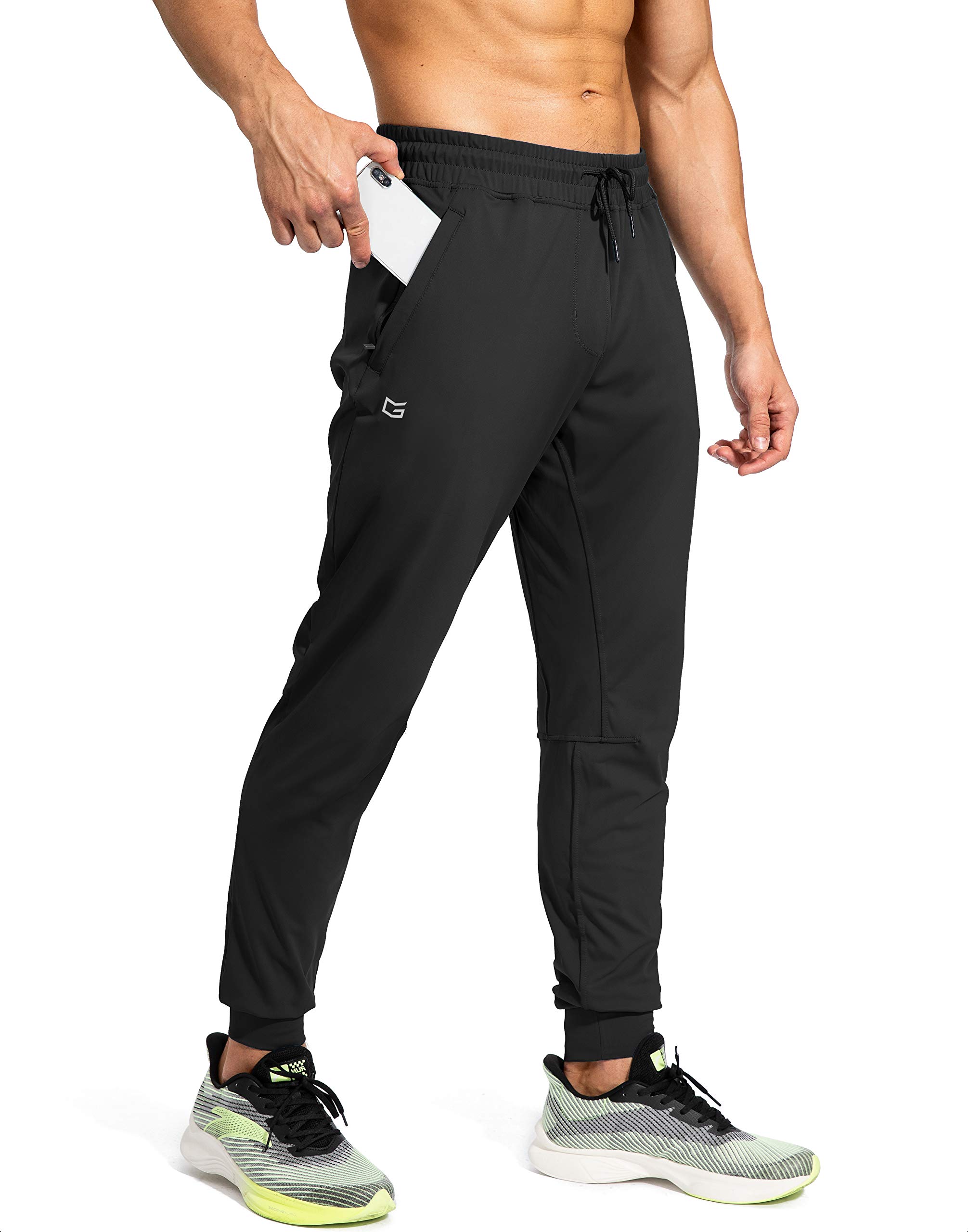 G Gradual Men's Sweatpants with Zipper Pockets Athletic Pants Traning Track Pant