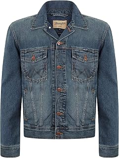 Wrangler メンズ リンスドデニムジャケット