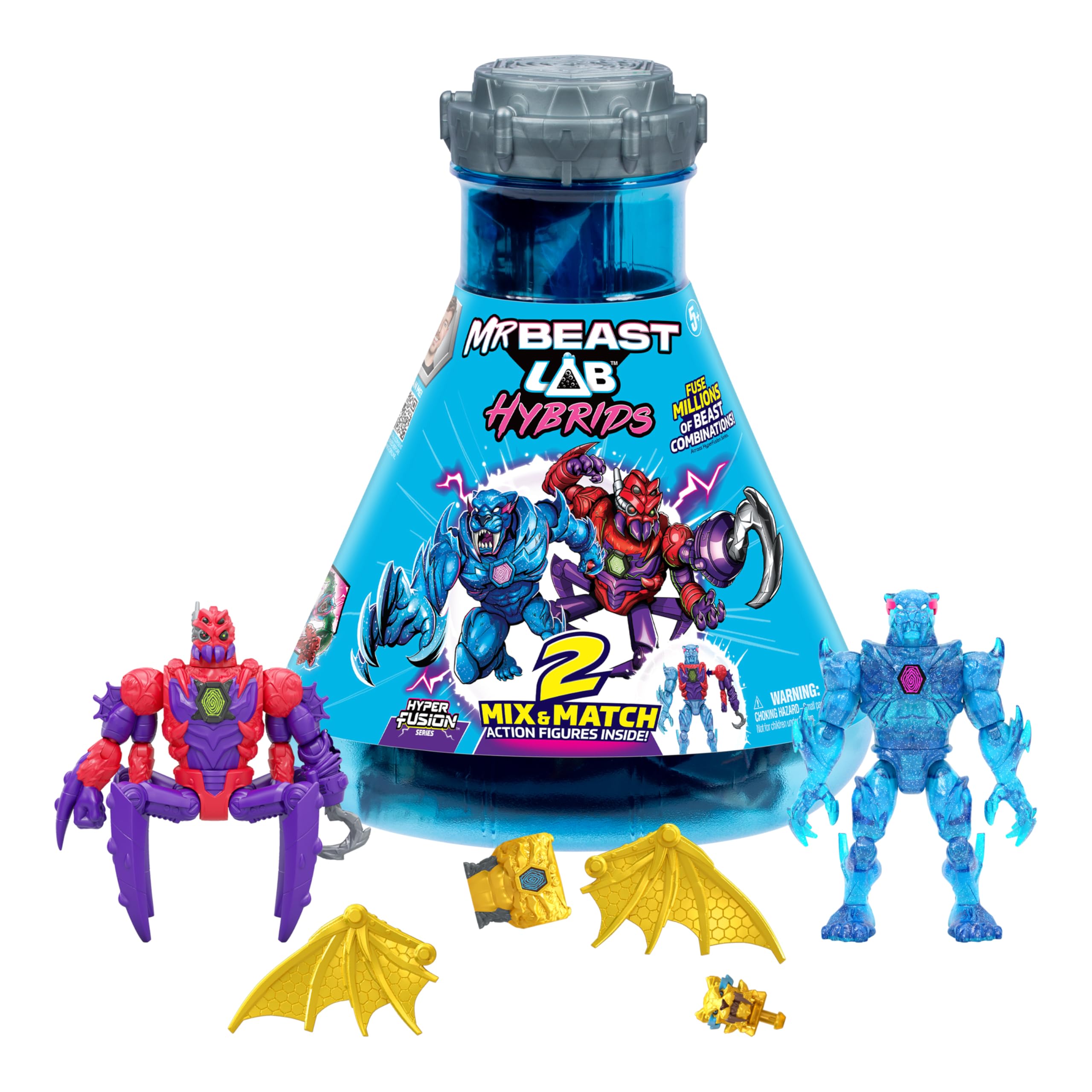 MrBeast Lab Hybrids Multi Pack, Spider vs Energy Panther | 2 mix & match beast f