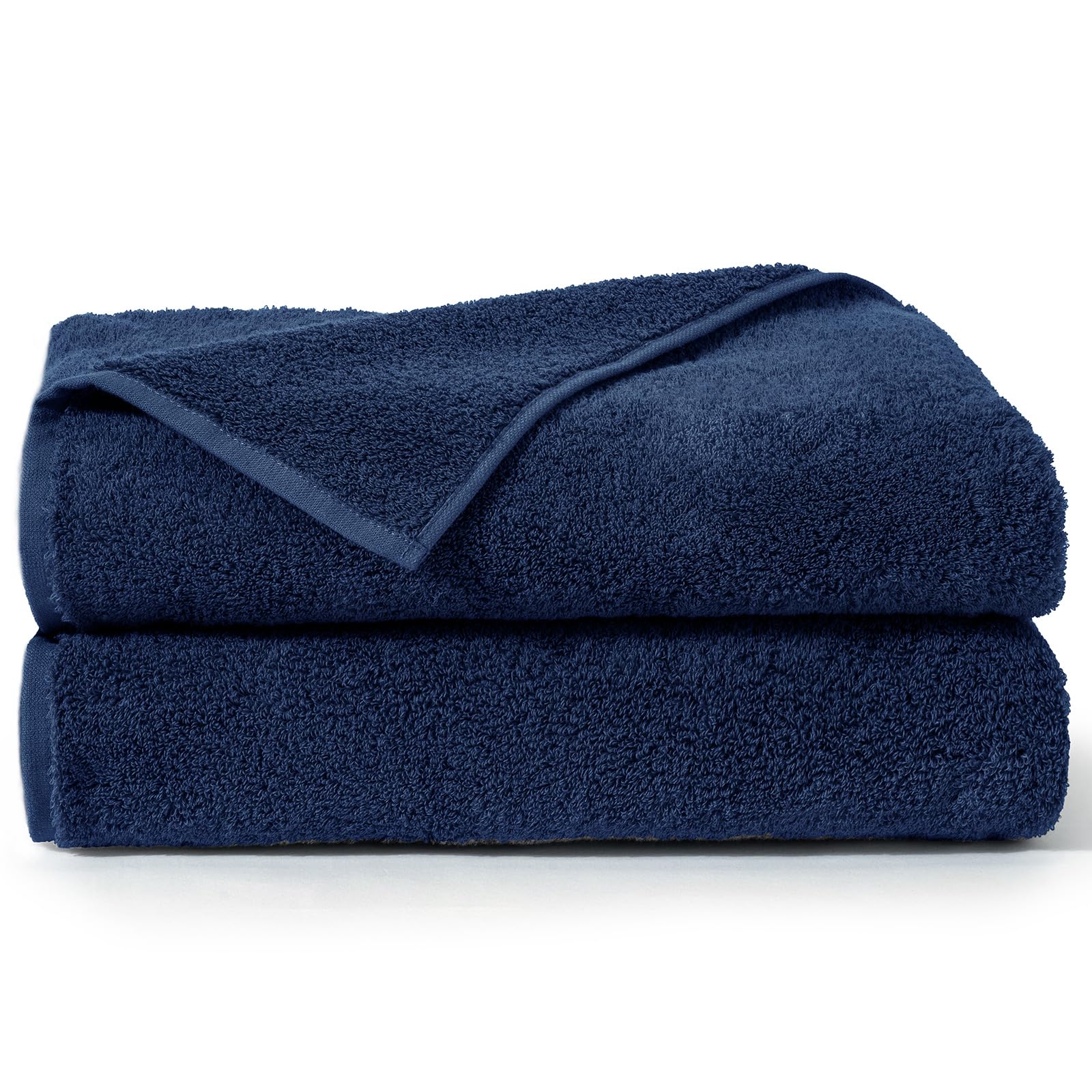 AIFY Resort Towel, No Twist Yarn Big Bath Towels, Set of 2, 100% Cotton, Fluffy,