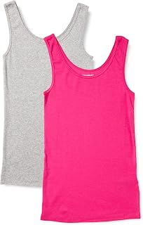 Amazon Essentials Women's Slim Fit Tank Top, Set of 2