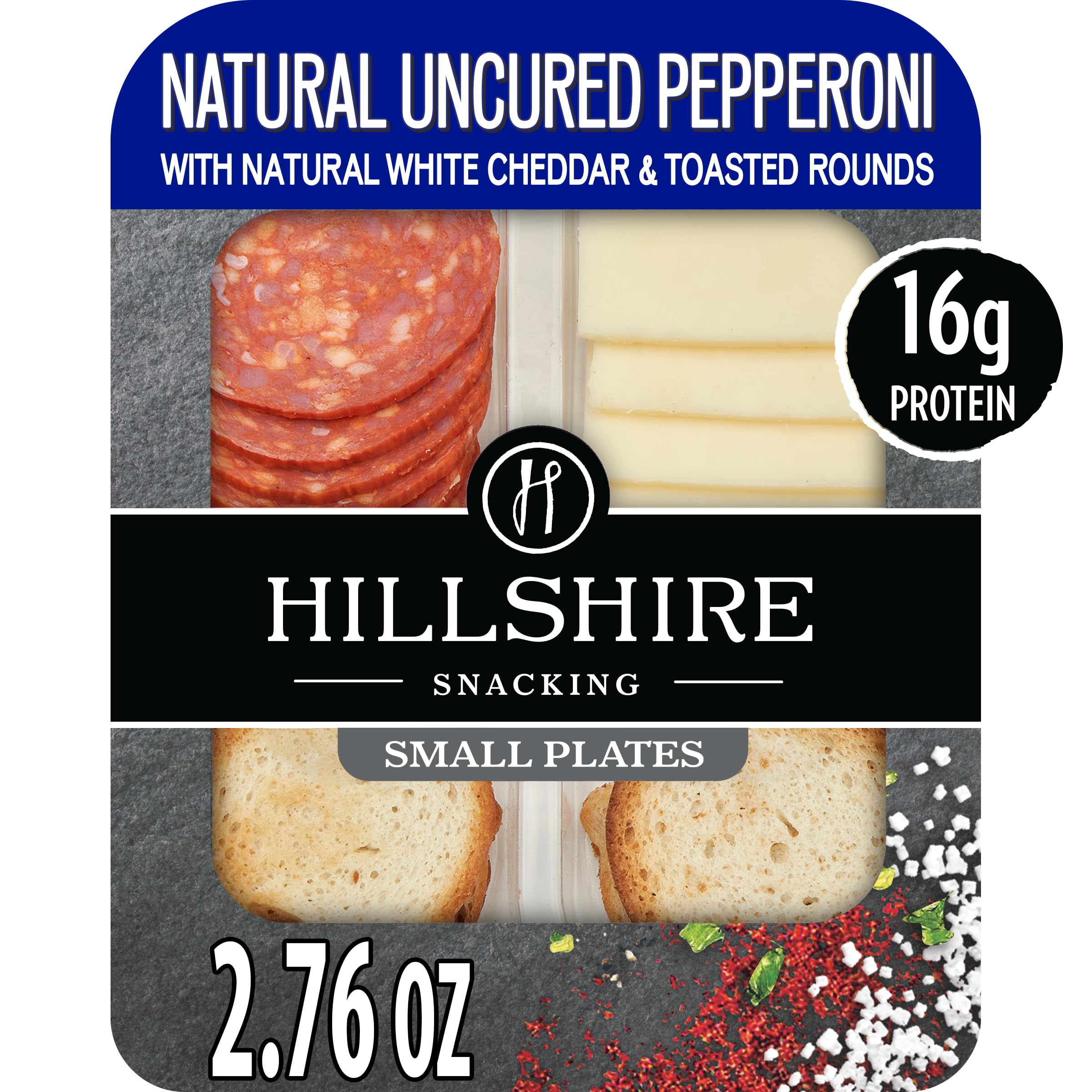 Hillshire Snacking All Natural Uncured Pepperoni Deli Lunch Meat with Natural Wh