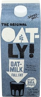 Oatly, Milk Oat Full Fat, 64 Fl Oz | Plant-Based Made from Oats, Milk Alternative, Vegan, Non-GMO, Gluten Free, Kosher