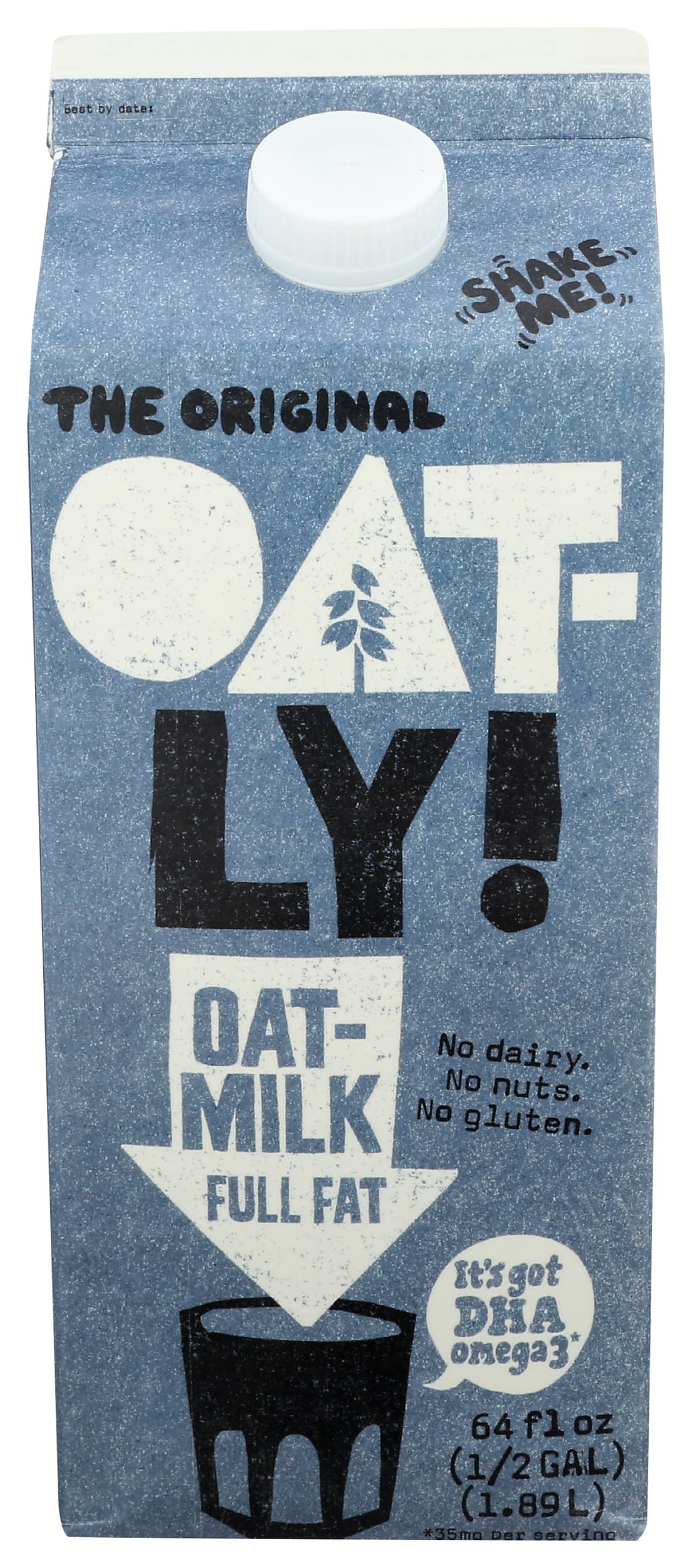 Oatly, Milk Oat Full Fat, 64 Fl Oz | Plant-Based Made from Oats, Milk Alternativ