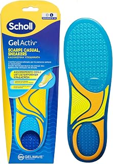 Dr. Scholl's GelActiv Insoles Casual Shoes and Sneakers, Memory Foam Insoles with GelWave Shock Absorbing Technology, Comfort for Comfortable Feet All Day, Size 6-11.5, Cut to Size 6-12.5