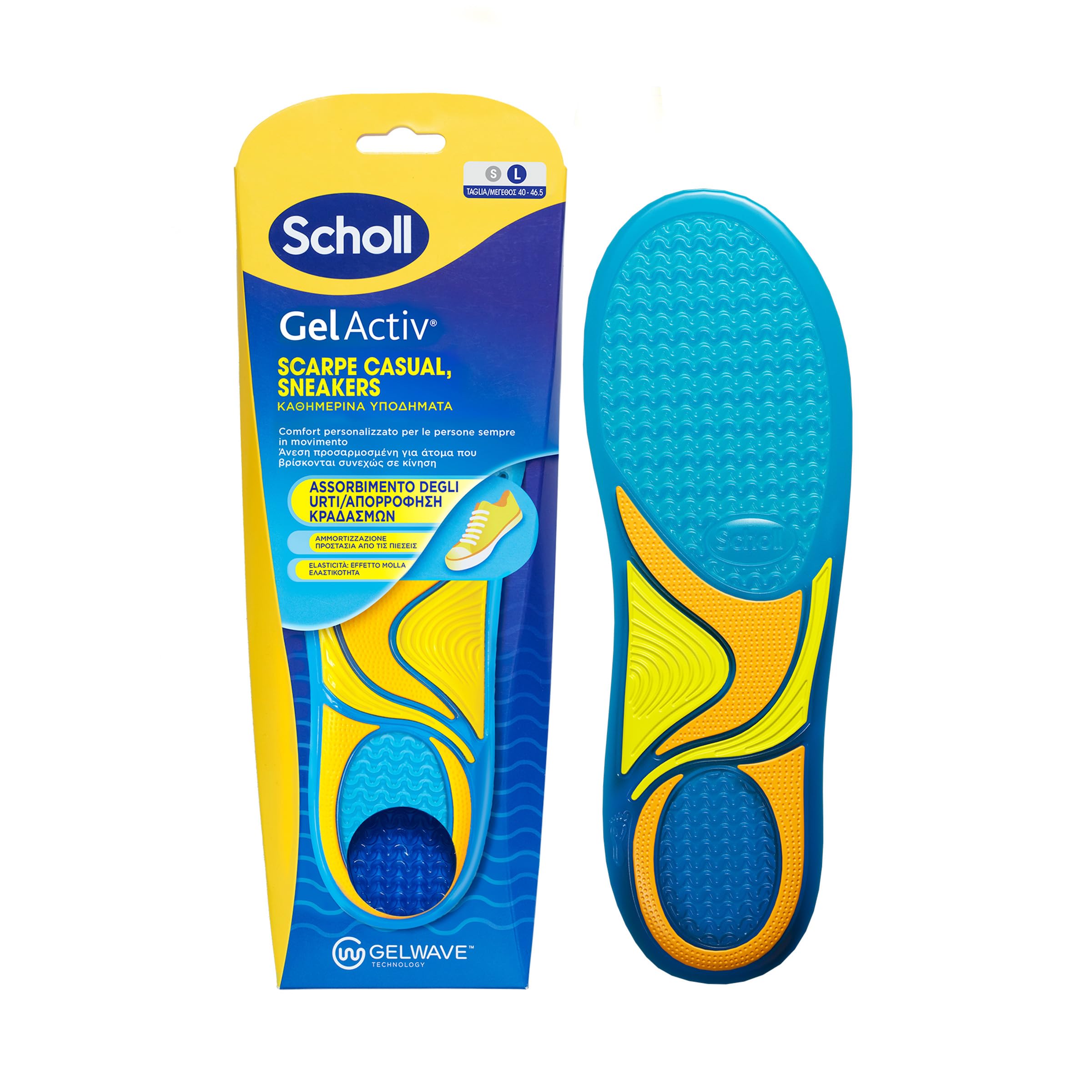 Dr. Scholl's GelActiv Insoles Casual Shoes and Sneakers, Memory Foam Insoles wit