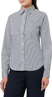 GANT Reg Poplin Gingham Women's Elegant Shirt