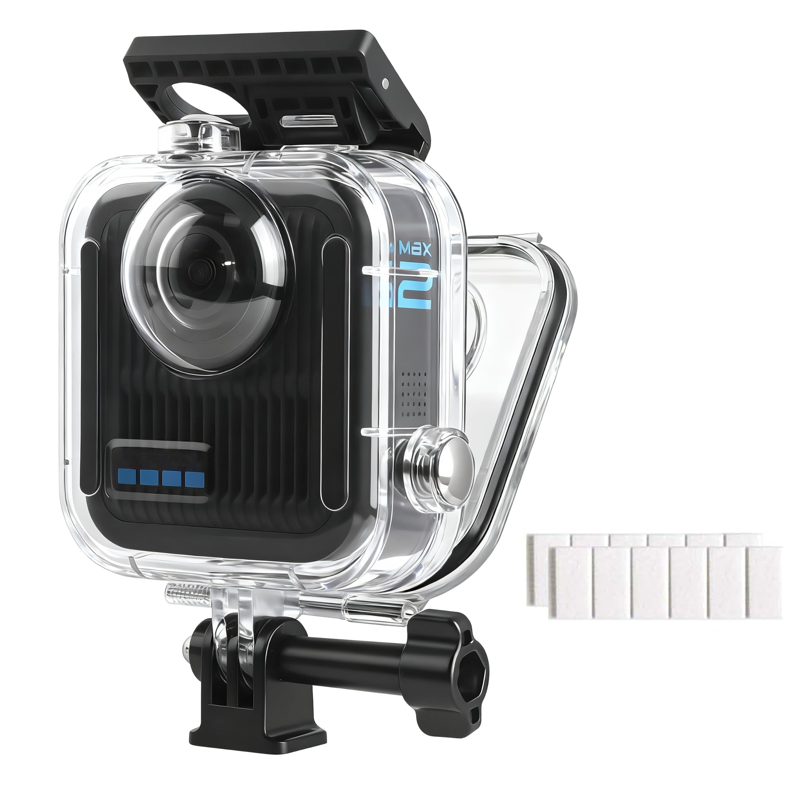 FiTSTILL Waterproof Housing for Go Pro MAX 2 | 40M/131FT Touchscreen Dive Housin