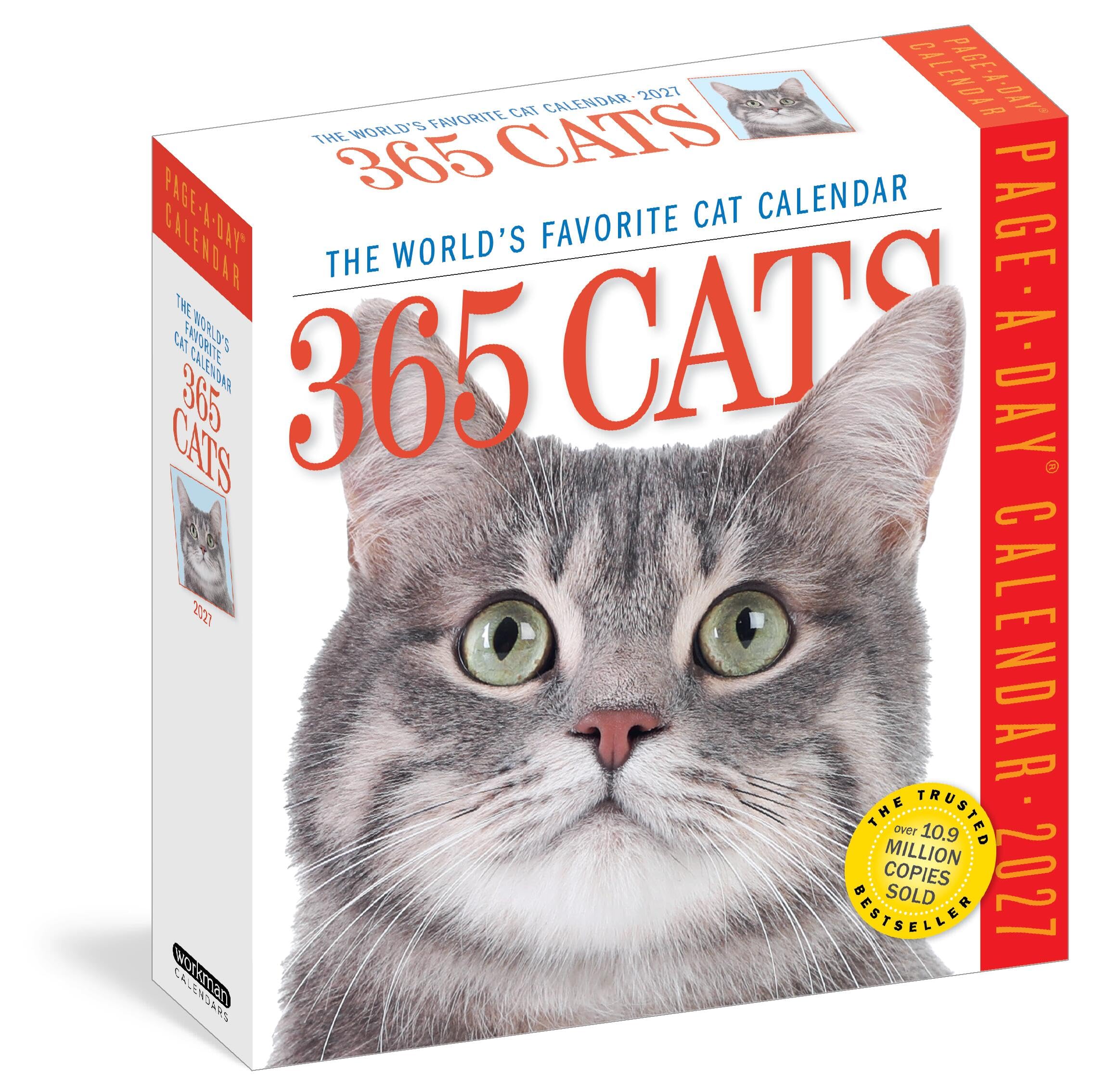 365 Cats Page-A-Day® Calendar 2027: The World's Favorite Cat Calendar | Cat