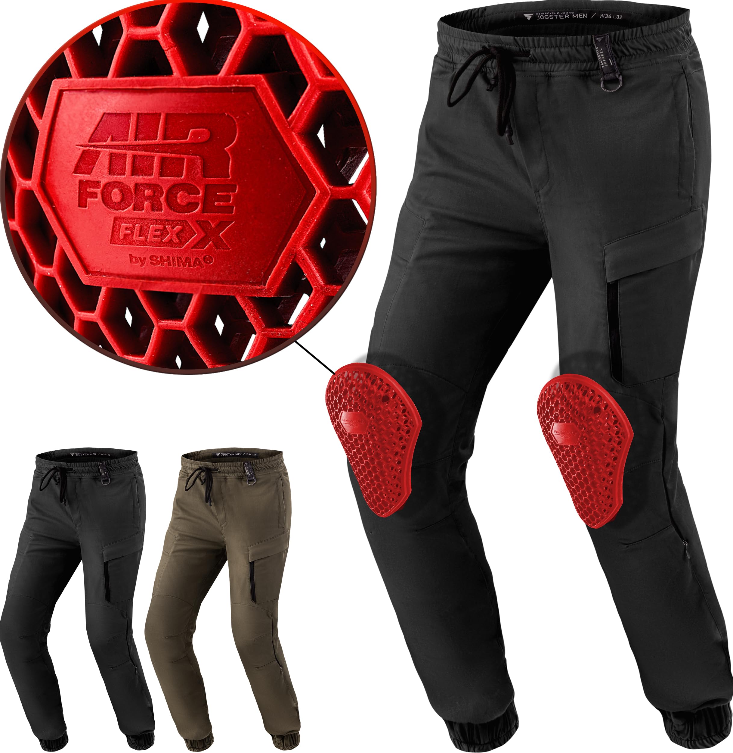 SHIMA Men's Joggster Motorcycle Pants