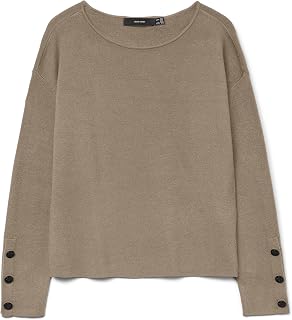 VERO MODA Vmgold LS Boatneck Women's Pullover