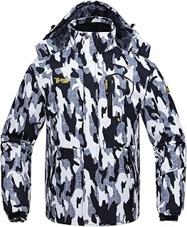 Rdruko Men's Ski Jacket Snow Jacket Waterproof Insulated Winter Coat