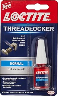 Loctite Threadlocker, Locks & Seals All Metal Nuts, Balls & Screws, Prevents Leakage & Corrosion, 1 x 5g