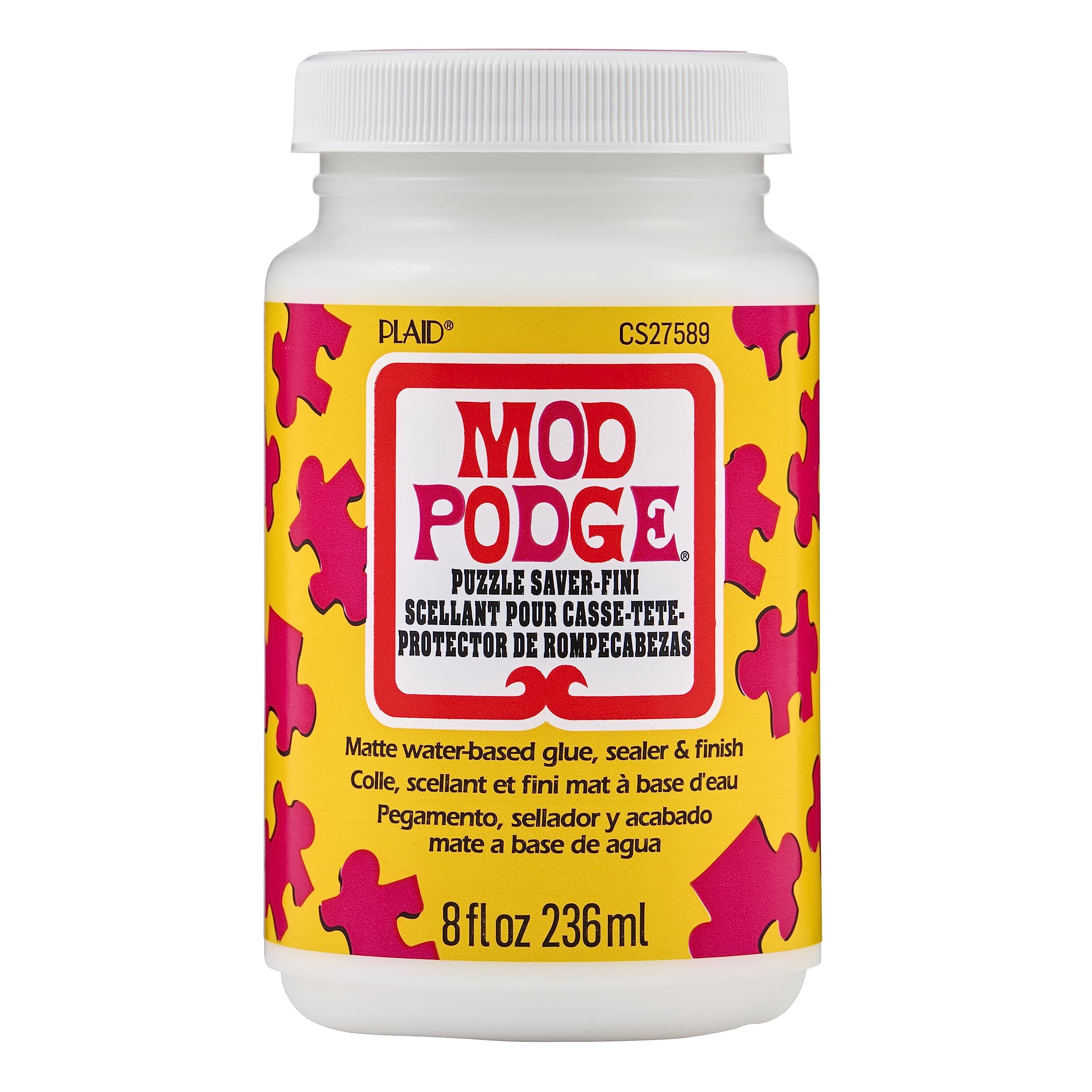 Mod Podge Puzzle Saver, Premium Matte All-in-One Glue, Sealer, and Finish, 8 fl 