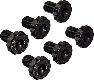 ARP 200-2902 Flexplate Bolt Kit, Pro Series, 7/16-20 in Thread, 0.680 in Long, 12 Point Head, Chromoly, Black Oxide, Set of 6
