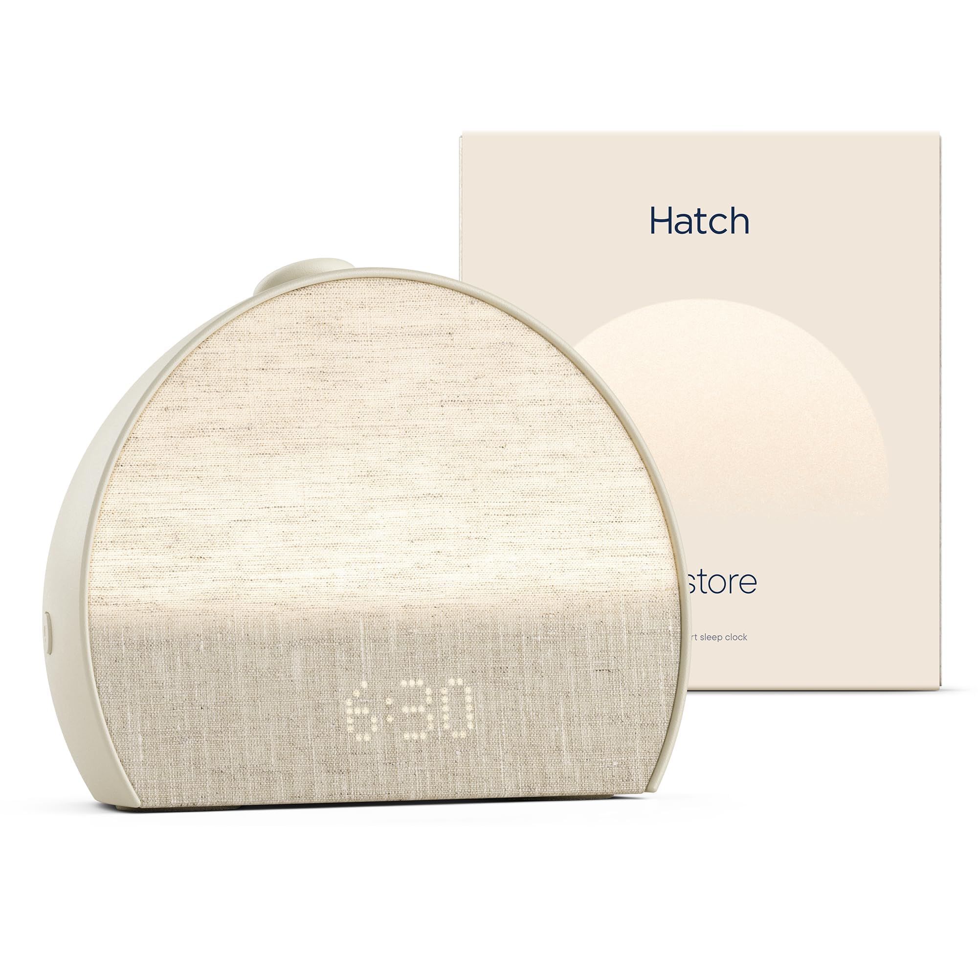 Hatch Restore 3 Sunrise Alarm Clock & Sound Machine, Smart Light (Putty) | White