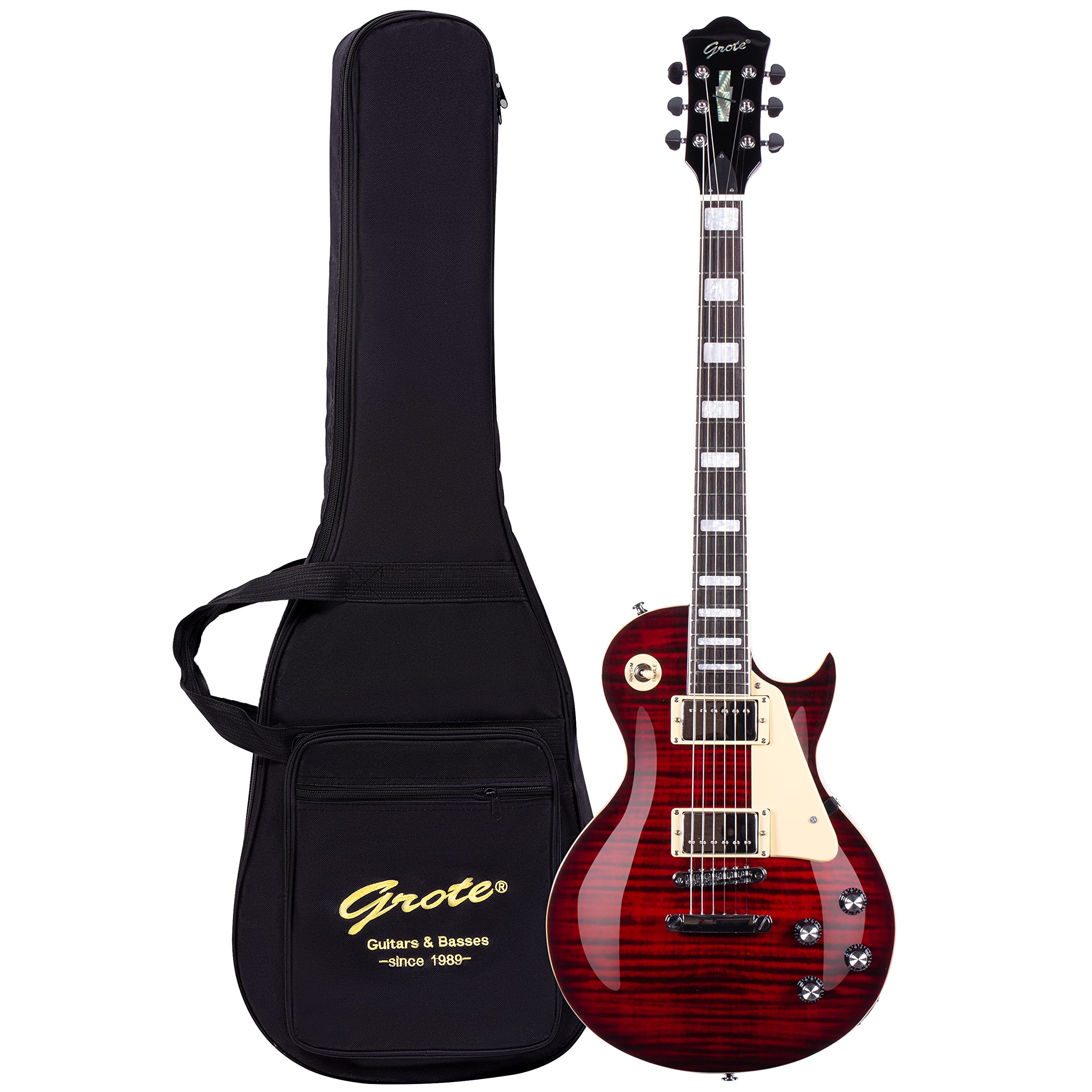 Grote Electric Guitar Solid Body LPYS-006 Maple Neck, Stainless Steel Frets, Ide