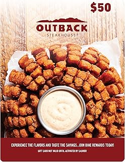 Outback Steakhouse Physical Gift Card | $50