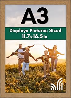 Americanflat A3 Picture Frame - Engineered Wood - Dark Oak
