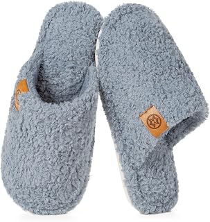 Dokela Women's Men's Memory Foam Slippers House Warm Winter Slippers