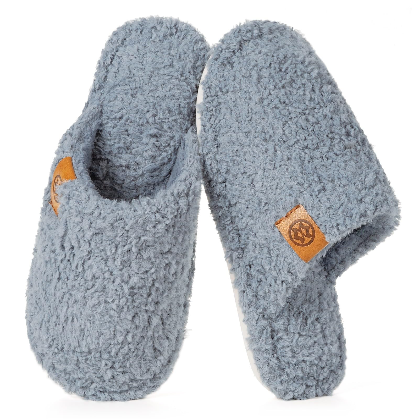 Dokela Women's Men's Memory Foam Slippers House Warm Winter Slippers
