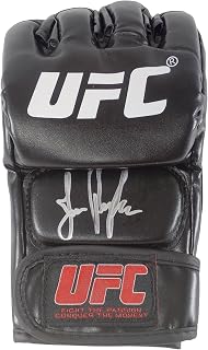 Joe Pyfer Autographed UFC MMA Fighter Glove, Beckett BAS Certified | Hand-signed MMA fighter glove, BAS certified, Compatible with UFC memorabilia collections, collectible archival display piece