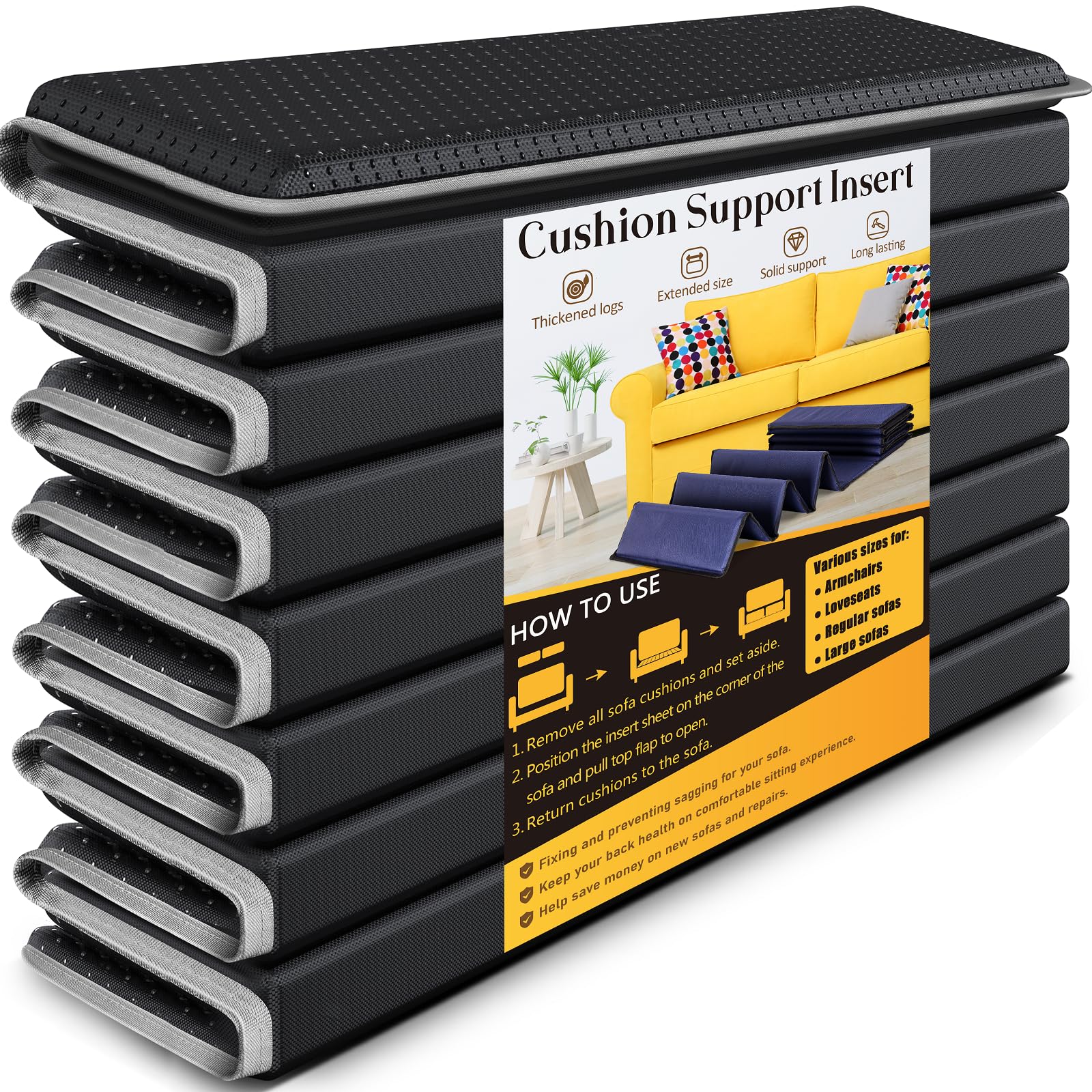 LAVEVE Heavy Duty Couch Cushion Support Board for Sagging Sofa, 21.5''x70'' | Ex