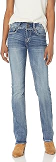 WallFlower Women's Ultra Slim Bootcut Mid-Rise Insta Soft Juniors Jeans