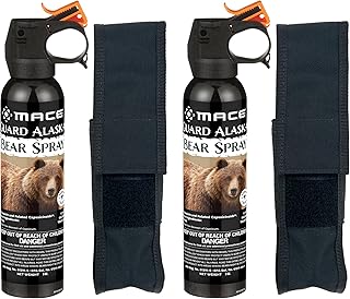 Mace Bear Spray - Guard Alaska Bear Deterrent Self Defense Spray, EPA Registered, 9 oz, Max Strength 20% OC, Great for Hiking, Camping, Hunting