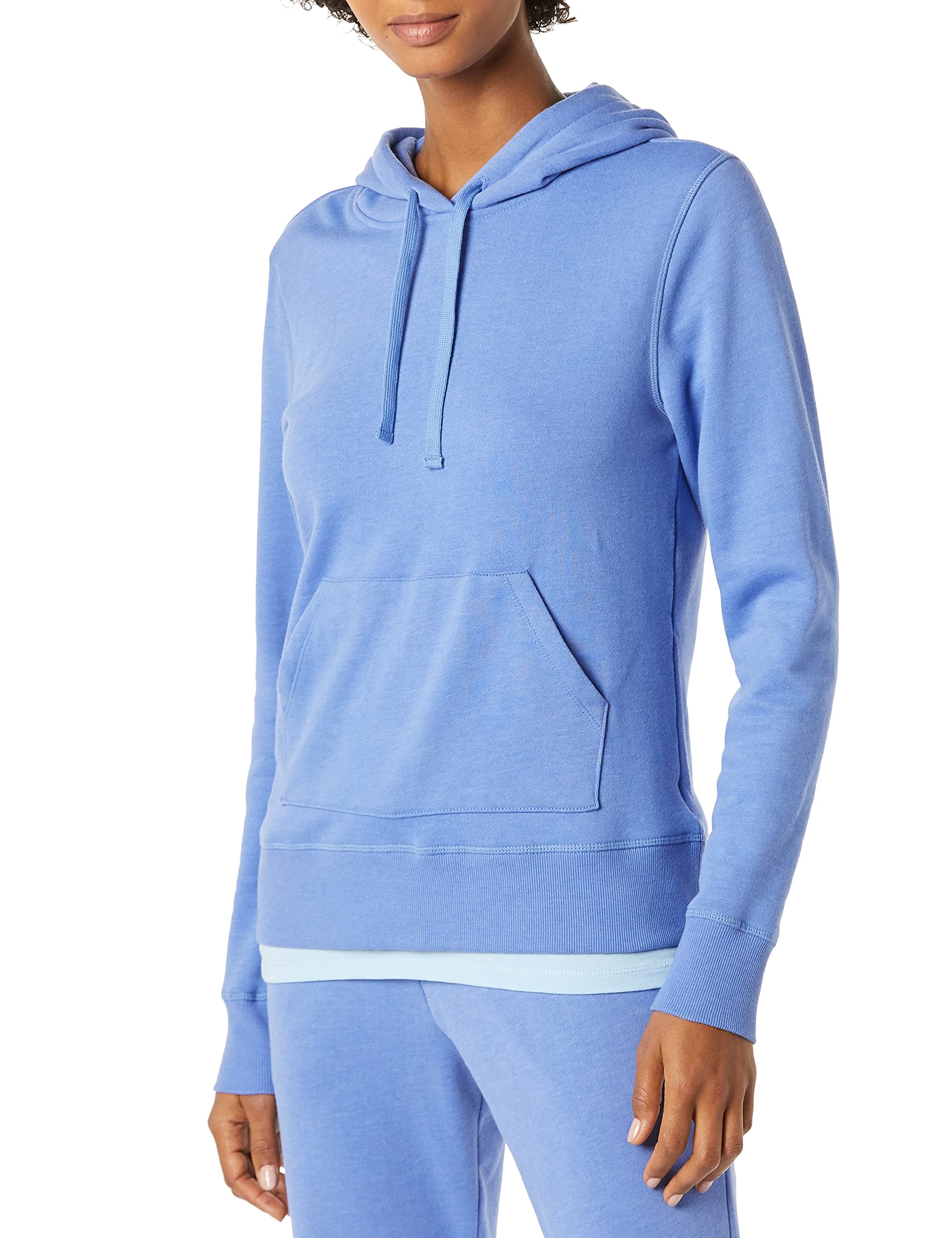 Amazon Essentials Women's Regular-Fit Midweight Fleece Pullover Hoodie with Kang