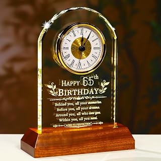 65th Birthday Clock Gifts for Men Women Dad 65 Year Old Keepsake