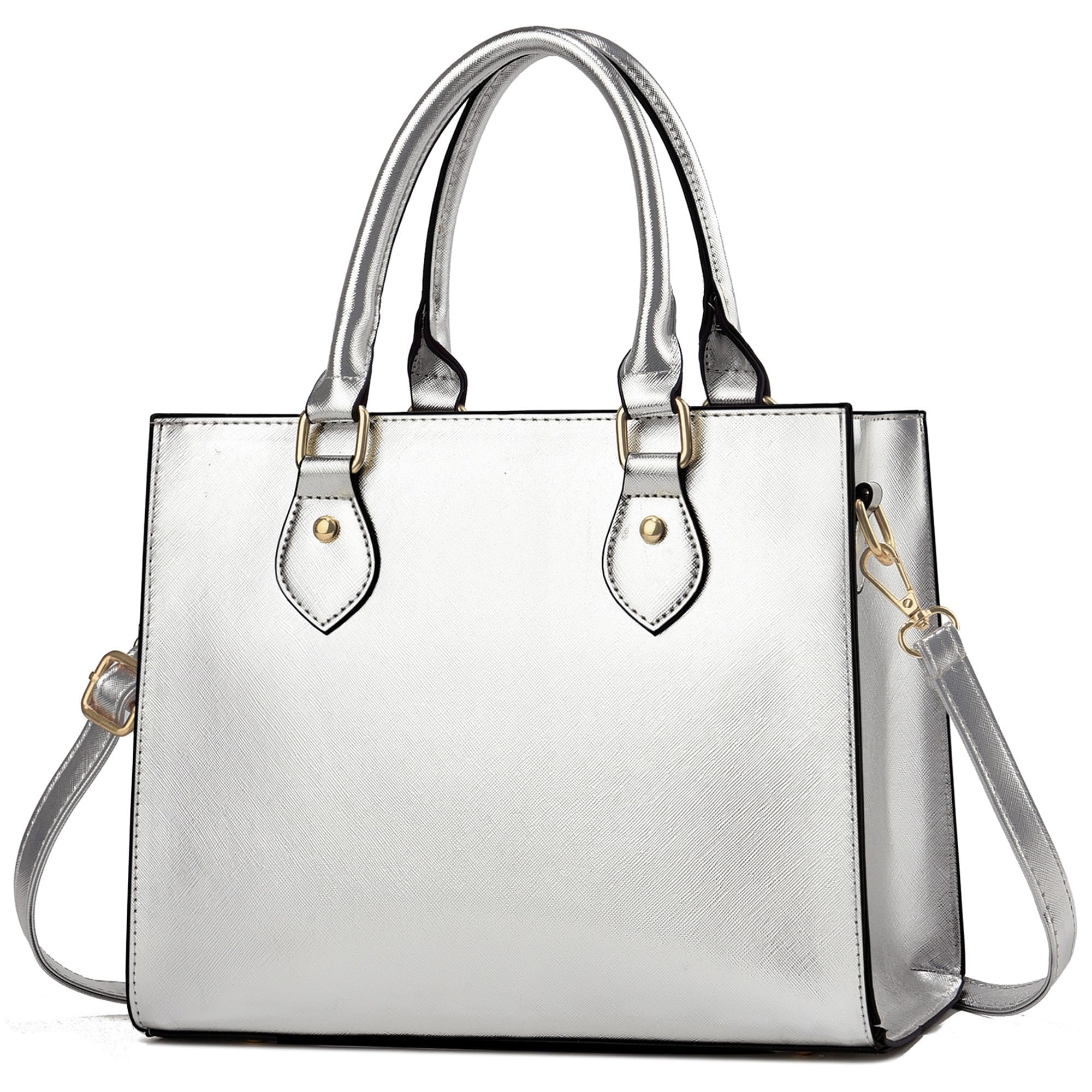 CHICAROUSAL Crossbody Purses and Handbags for Women PU Leather Tote Top Handle S