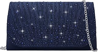 Clutch Purses for Women, Glitter Evening Bag Rhinestone Handbags