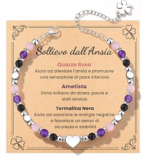 MANVEN Gift Woman Girl Bracelet Natural Stone Birthday Friend | Anxiety Relief New Beginnings Good Luck Triple Empathic Protection Mom Daughter Girlfriend Sister
