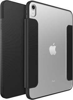 OtterBox Coque Symmetry Folio pour iPad (A16) 11ème/10ème Génération, Noir