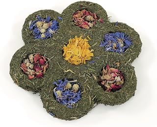 Rosewood Naturals Flower 'n' Forage Blossom, Small Animal Treat and Forage Gnaw Toy for Rabbits, Guinea Pigs, Chinchillas, Degus, Hamsters, Gerbils, Mice and Rats
