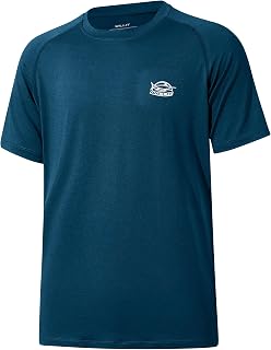 Willit Rashguard Short Sleeve UPF 50+ Quick Dry Sun Protection Swim Shirt