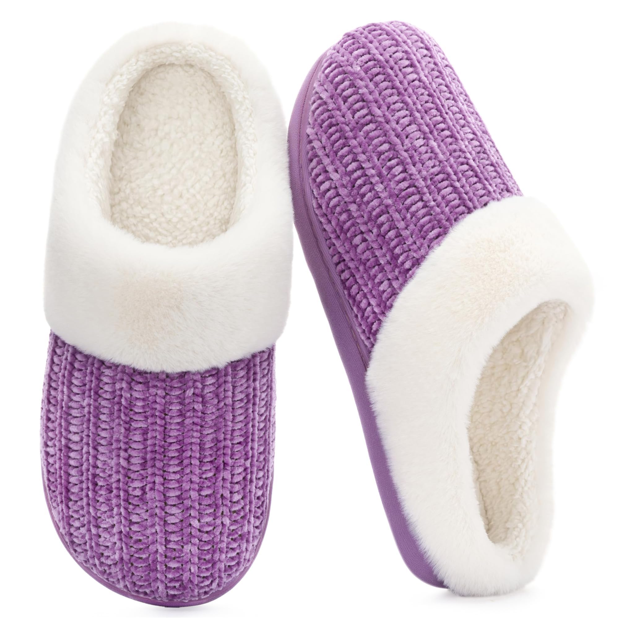 RockDove Women's Plushloom Chenille Knit House Slipper