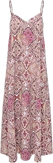 ONLY Onlnova Life Elite Roxy Long Dress AOP Abito Lungo, Ibis Rose, S Donna