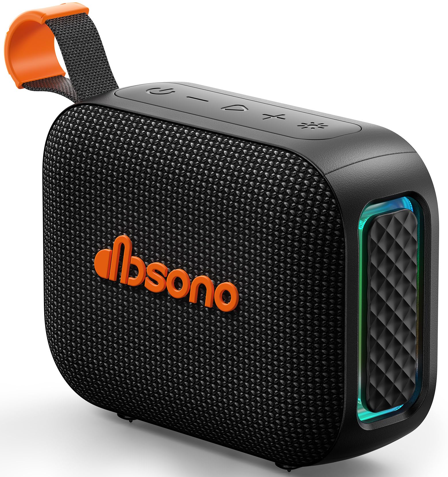 Portable Bluetooth Speaker Line-in Support: IPX5 Waterproof, Black | Up to 24H P