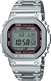 Casio GMW-B5000 Classic Color Wristwatch, Silver/Iconic Color, Bracelet Type