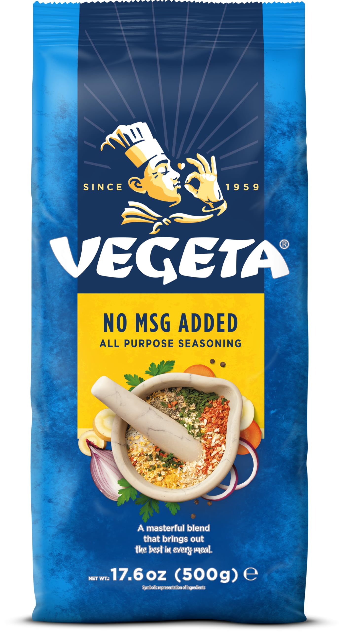 Vegeta, Gourmet Seasoning, No MSG, 17.5oz (500g) bag