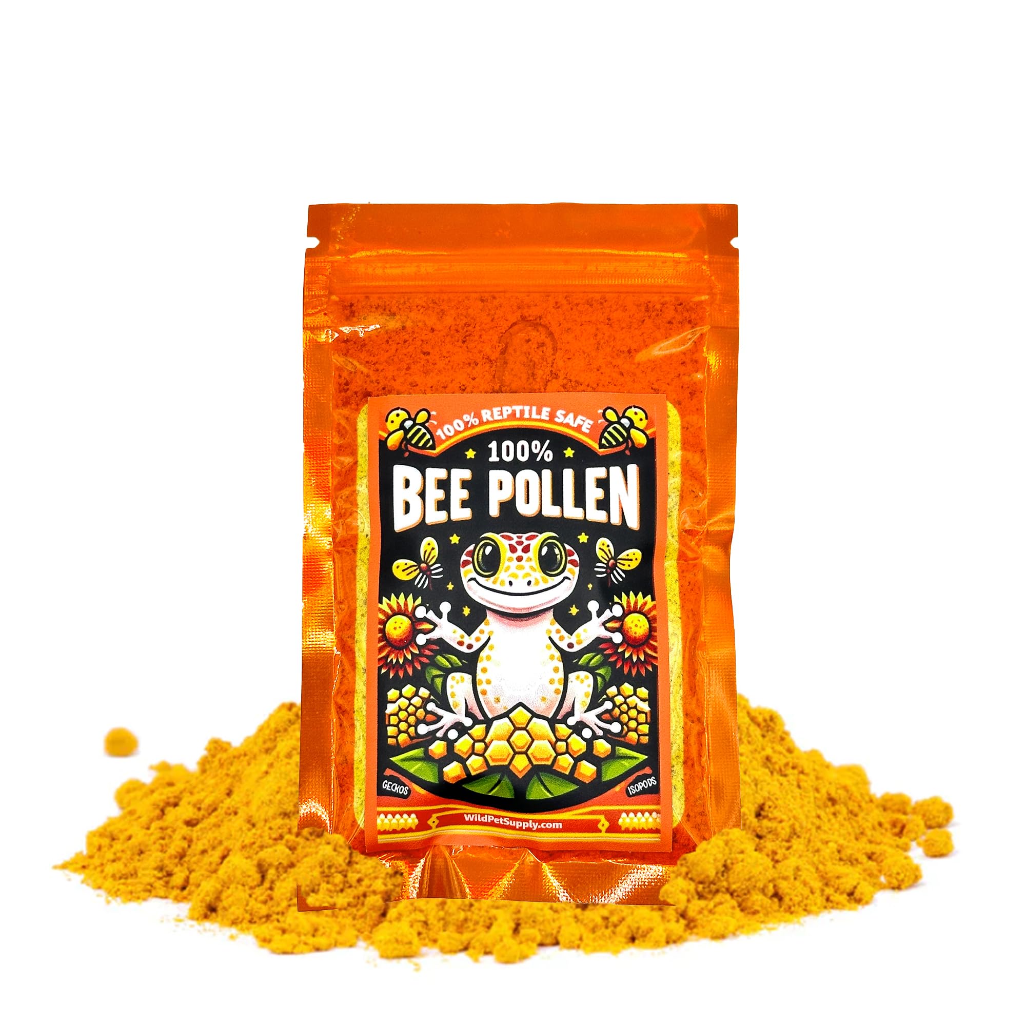 CTWPets 100% Bee Pollen Powder - Food for Reptiles | Single-ingredient food topp