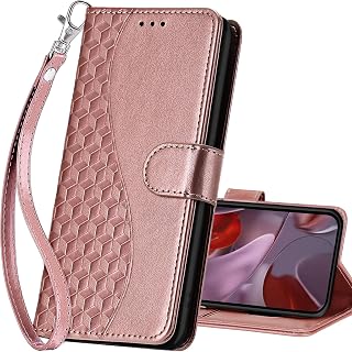 for Google Pixel 9A Wallet case, Rose Gold