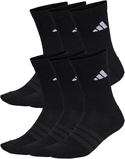adidas Unisex Cushioned Crew Socks 6 Pair Pack Socks