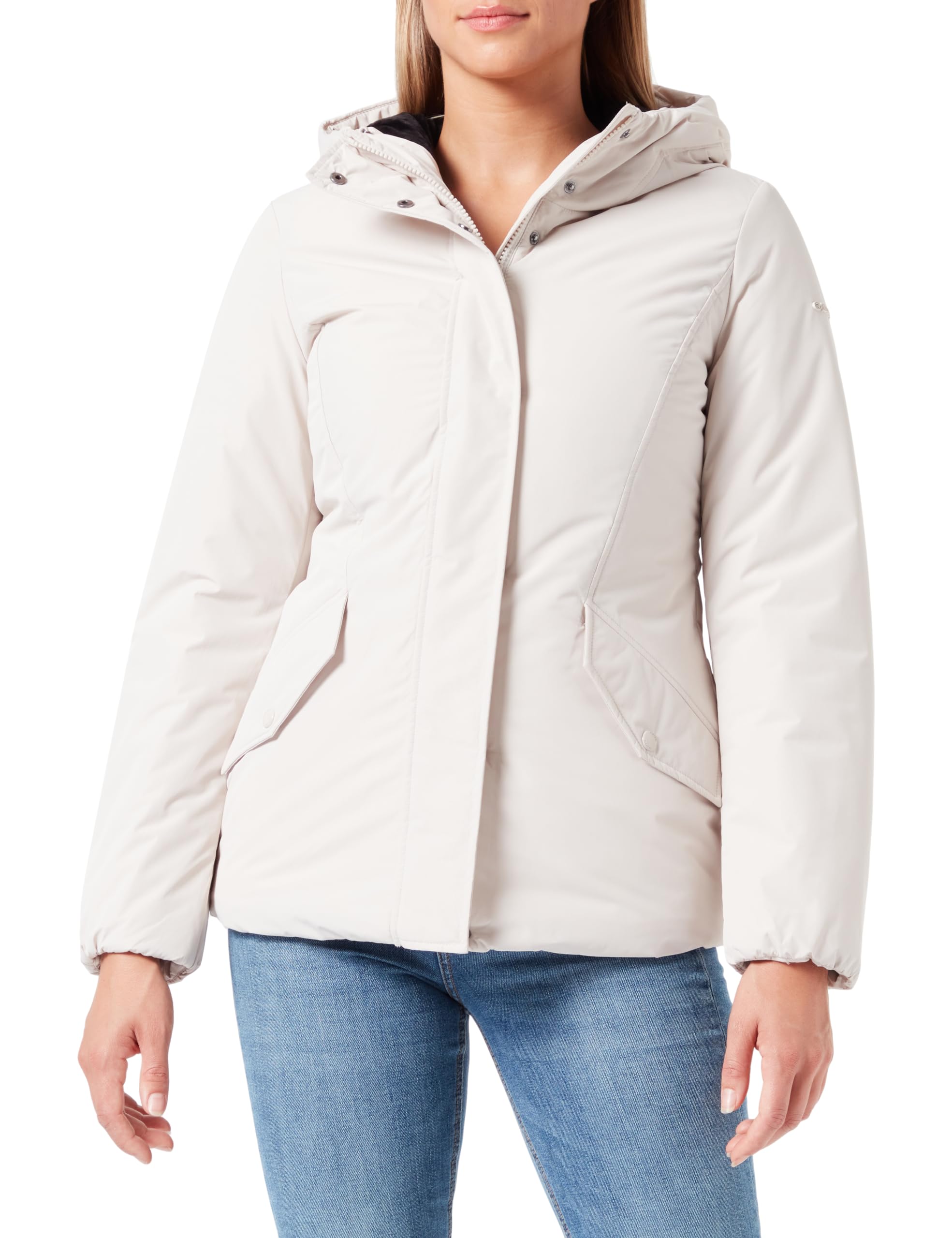 Geox W MYRIA, Women's jacket, MOONBEAM,, Moonbeam