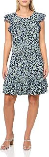 Tommy Hilfiger Scuba Flutter Sleeve Sheath Dress