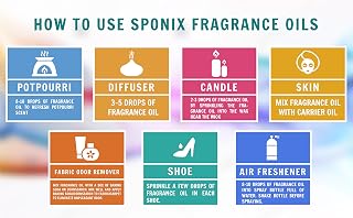 Best Rose Fragrance Oil - Top Scented Perfume Oil - Premium Grade - 10 mL by Sponix